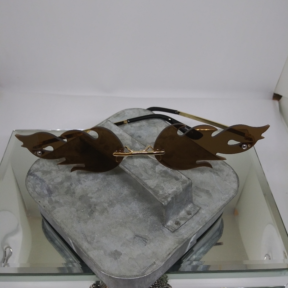 Brown Flame sunglasses